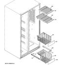 FREEZER SHELVES Diagram and Parts List for GSHF6NGBCHWW  General Electric Refrigerator