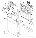 Part Location Diagram of WD21X10407 GE MODULE CONTROL Assembly