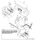 Part Location Diagram of WB36T11246 GE PANEL AND BRKT Assembly (Stainless Steel)