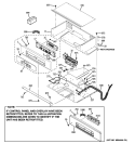 CONTROL PANEL Diagram and Parts List for JKP70BM1BB  General Electric Wall Oven