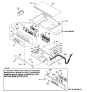 CONTROL PANEL Diagram and Parts List for JCKS10BM3BB  General Electric Wall Oven