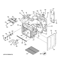 BODY PARTS Diagram and Parts List for PB900SP3SS  General Electric Range