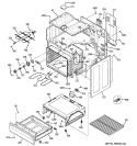 BODY PARTS Diagram and Parts List for JBP28DR2CC  General Electric Range