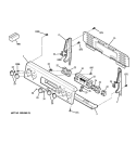 CONTROL PANEL Diagram and Parts List for JBP72SM5SS  General Electric Range
