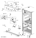 Part Location Diagram of DA97-07365G Samsung Icemaker Assembly - 9 Cube