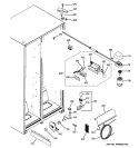 FRESH FOOD SECTION Diagram and Parts List for GSP25IGBBSS  General Electric Refrigerator