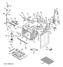 BODY PARTS Diagram and Parts List for PCB920SR3SS  General Electric Range