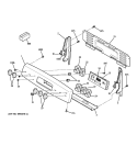 CONTROL PANEL Diagram and Parts List for JB690DN4BB  General Electric Range