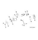 CONTROL PARTS Diagram and Parts List for AEE12DPL1  General Electric Air Conditioner