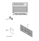 ROOM AIR CONDITIONER Diagram and Parts List for AES05LPQ1  General Electric Air Conditioner