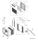 Part Location Diagram of WJ01X10425 GE Gasket Seal