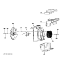 BASE PAN PARTS Diagram and Parts List for AEQ12APW1  General Electric Air Conditioner
