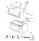 INSTALLATION PARTS Diagram and Parts List for PSA1200RBB01  General Electric Microwave