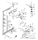 FRESH FOOD SECTION Diagram and Parts List for GSHF6PHXIEWW  General Electric Refrigerator