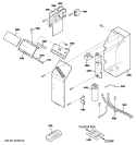 CONTROL PARTS Diagram and Parts List for AJCQ10DCDW1  General Electric Air Conditioner