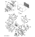 Part Location Diagram of 49-7597-3 GE USE AND CARE MANUAL