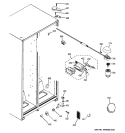 FRESH FOOD SECTION Diagram and Parts List for GSS25GFXPBB  General Electric Refrigerator