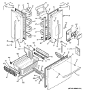 DOORS Diagram and Parts List for PFSA5NJZCDSS  General Electric Refrigerator
