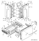 DOORS Diagram and Parts List for PFSS5NFZCSS  General Electric Refrigerator