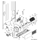 MACHINE COMPARTMENT Diagram and Parts List for PGSS5NFZCSS  General Electric Refrigerator