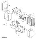 CHASSIS PARTS Diagram and Parts List for AZ85E12EACW1  General Electric Air Conditioner