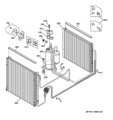 UNIT PARTS Diagram and Parts List for AZ85H09EACW1  General Electric Air Conditioner