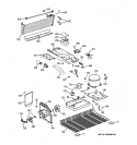 UNIT PARTS Diagram and Parts List for GTH17JBC2RBB  General Electric Refrigerator
