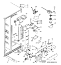 FRESH FOOD SECTION Diagram and Parts List for PSK25TGXICCC  General Electric Refrigerator