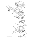 CUSTOM COOL Diagram and Parts List for PSK25TGXICCC  General Electric Refrigerator