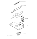 WD35X10364 & WD35X10365 ASSEMBLY Diagram and Parts List for WD35X10364  General Electric Dishwasher