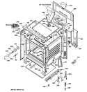 Part Location Diagram of WB63K10241 GE GUARD INSULATION BOTTOM