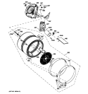 Part Location Diagram of WE14M180 GE BAFFLE