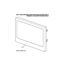 MICROWAVE DOOR Diagram and Parts List for JKP90DP2CC  General Electric Microwave Oven Combo