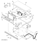 Part Location Diagram of WB18T10445 GE Range Conduit Wire Assembly