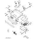 Part Location Diagram of WB36K10907 GE PANEL AND COVER Assembly