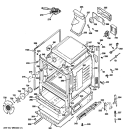 BODY PARTS Diagram and Parts List for JGB810DET1CC  General Electric Range