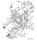 BODY PARTS Diagram and Parts List for JGB840SET1SS  General Electric Range