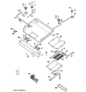 GAS & BURNER PARTS Diagram and Parts List for JGBP33DET1CC  General Electric Range