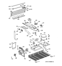 UNIT PARTS Diagram and Parts List for HTS18GBBHRWW  Hotpoint Refrigerator