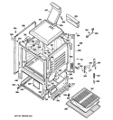 BODY PARTS Diagram and Parts List for RGB530DET1BB  Hotpoint Range