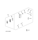 CABINET Diagram and Parts List for AKW25DNT1  General Electric Air Conditioner