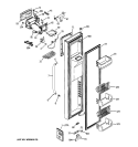 FREEZER DOOR Diagram and Parts List for GCE21XGYCFWW  General Electric Refrigerator