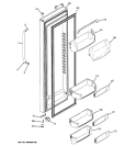 FRESH FOOD DOOR Diagram and Parts List for GCE23LGYCFWW  General Electric Refrigerator