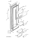 FRESH FOOD DOOR Diagram and Parts List for GSCS3KGYCFSS  General Electric Refrigerator