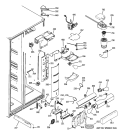 FRESH FOOD SECTION Diagram and Parts List for PCA23VGXEFSS  General Electric Refrigerator