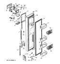 FREEZER DOOR Diagram and Parts List for PCE23NHTKFBB  General Electric Refrigerator