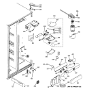 FRESH FOOD SECTION Diagram and Parts List for GSHS5KGXDCSS  General Electric Refrigerator