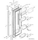 FRESH FOOD DOOR Diagram and Parts List for PSI23MGTAWV  General Electric Refrigerator