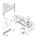 FRESH FOOD SECTION Diagram and Parts List for GTH20JBBARSS  General Electric Refrigerator
