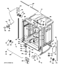 Part Location Diagram of WD13X10064 GE LATCH KEEPER Assembly